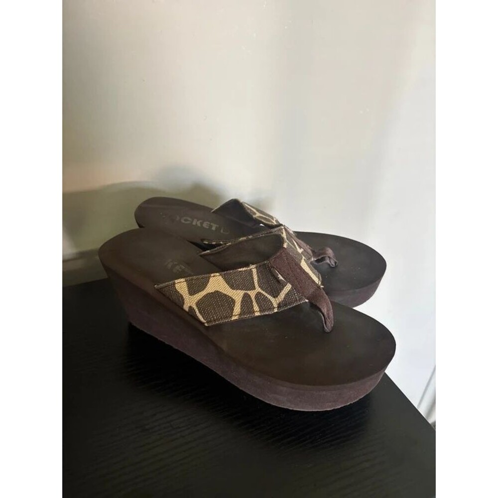 Y2K rocket dog platform flip flops size 6.5